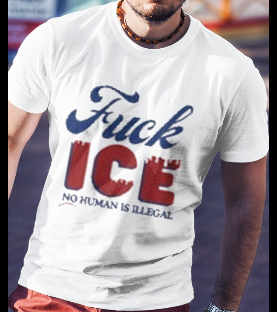 Funny Mexico Fuck ICE No Humans Is Illegal T-Shirt