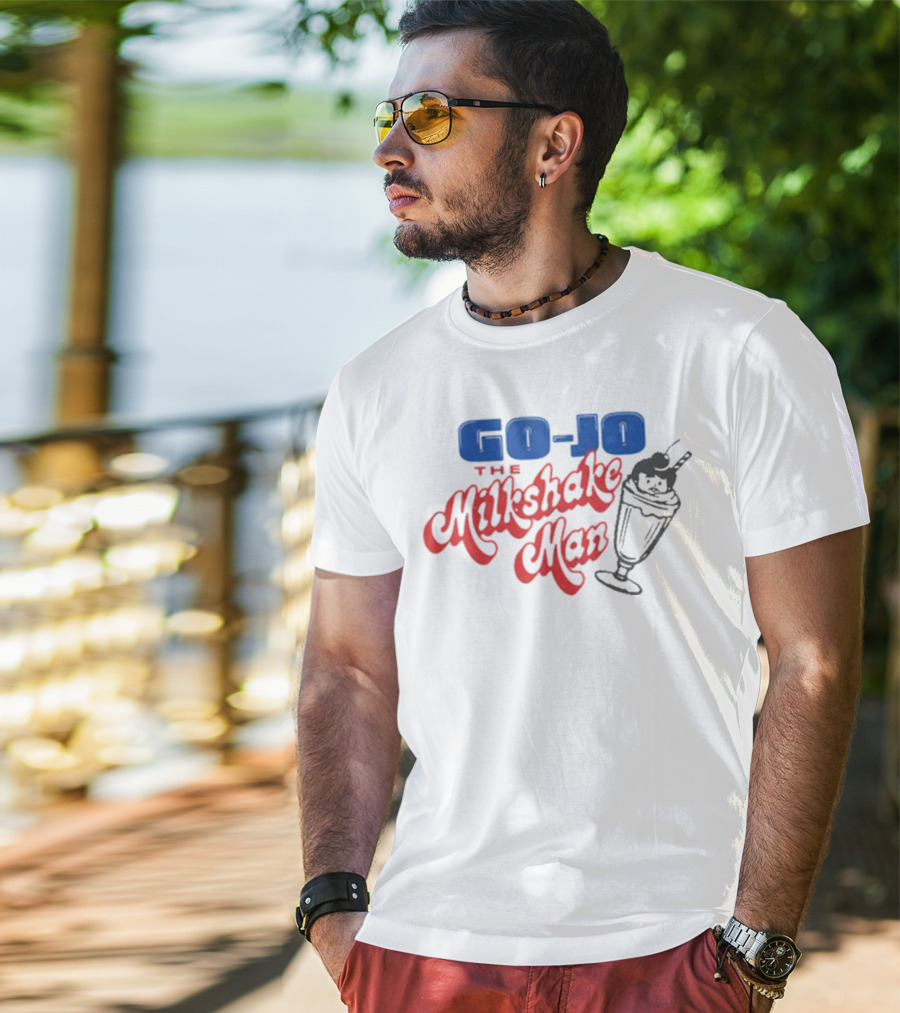 Go Jo The Milkshake Man Retro Style Beverage Lover T-Shirt