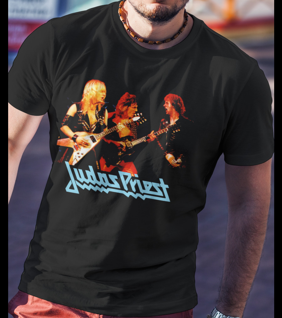 Judas Priest Band British Steeler Concert T-Shirt