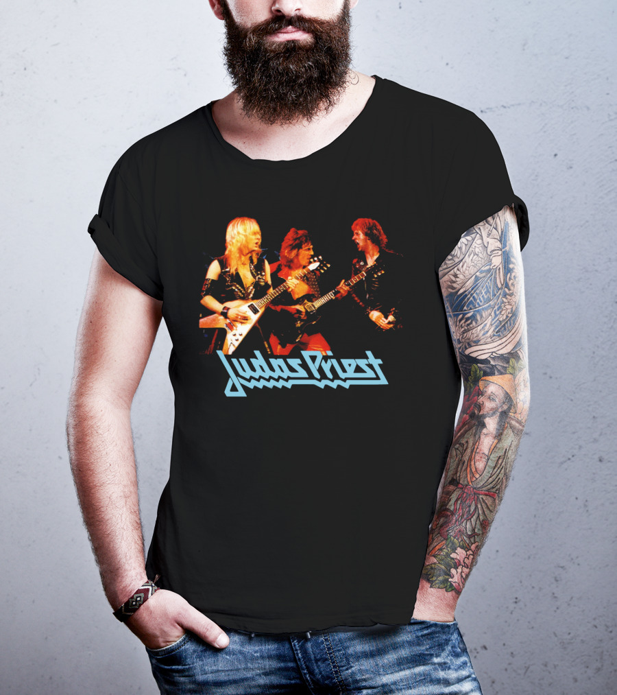 Judas Priest Band British Steeler Concert T-Shirt