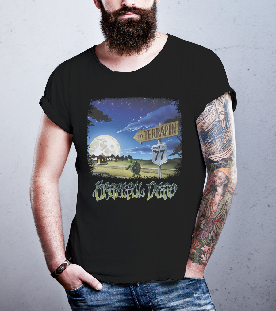 Grateful Dead Terrapin Hartford '77 Moonlit Journey T-Shirt