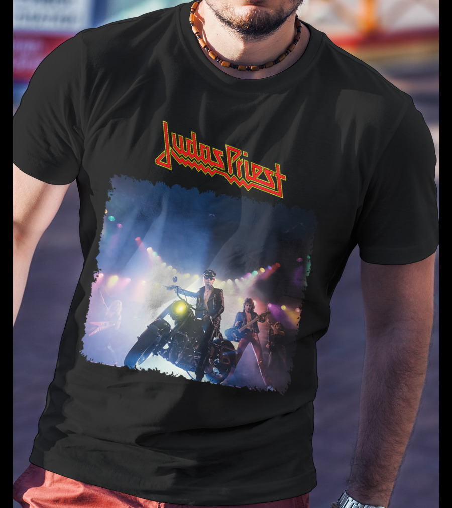 Judas Priest Unleashed In The East Motorcycle Concert Scene T-Shirt