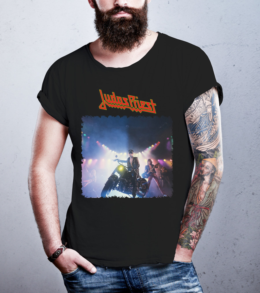 Judas Priest Unleashed In The East Motorcycle Concert Scene T-Shirt