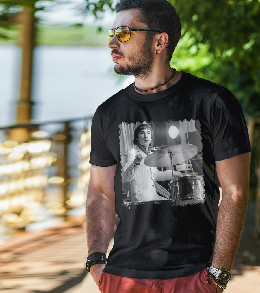 Keith Moon Drumming Legend 71019 T-Shirt