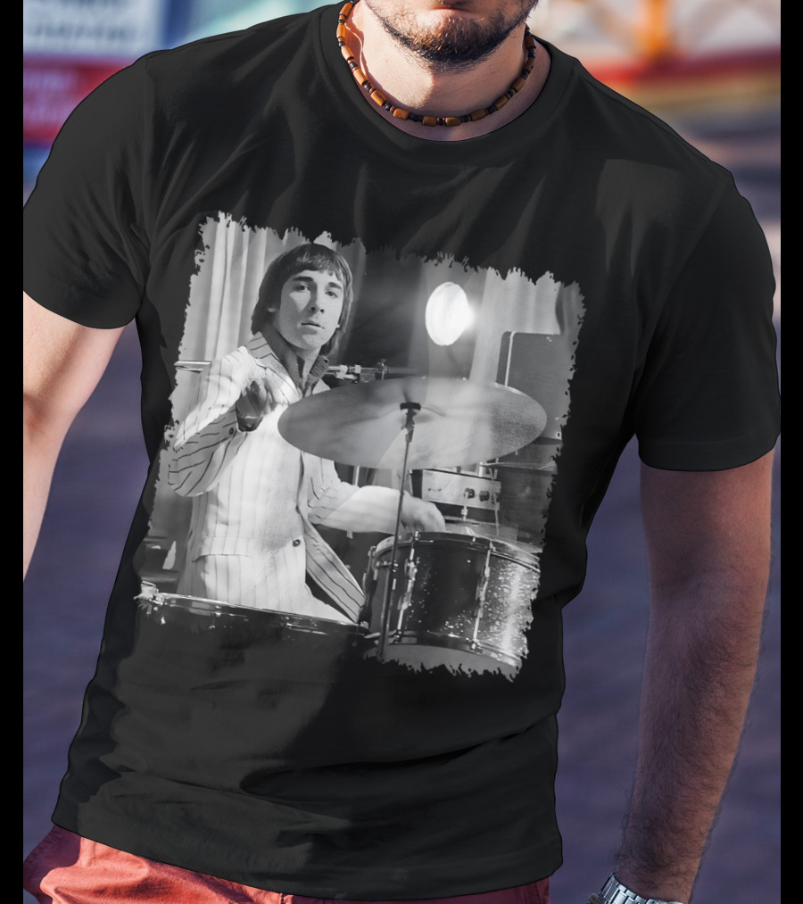 Keith Moon Drumming Legend 71019 T-Shirt