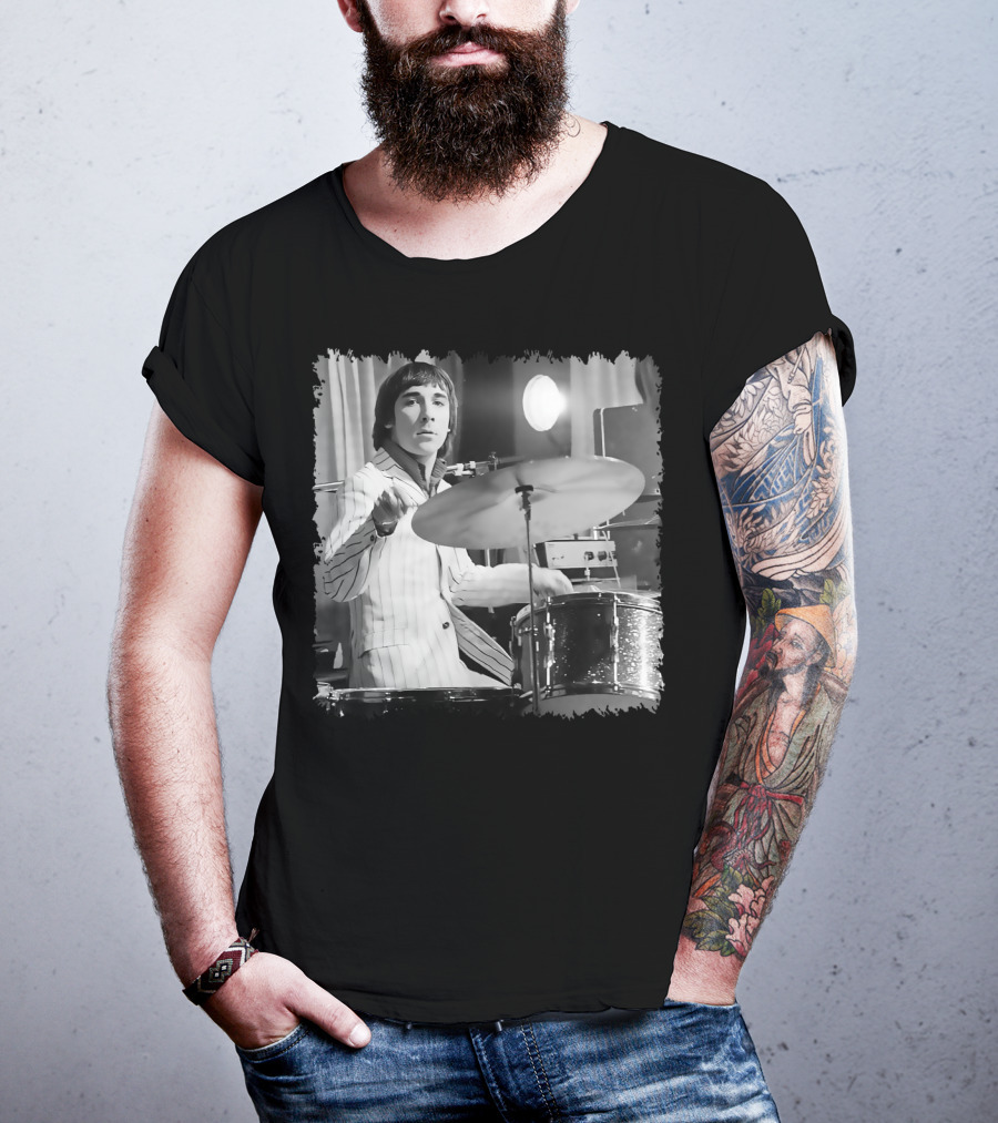 Keith Moon Drumming Legend 71019 T-Shirt