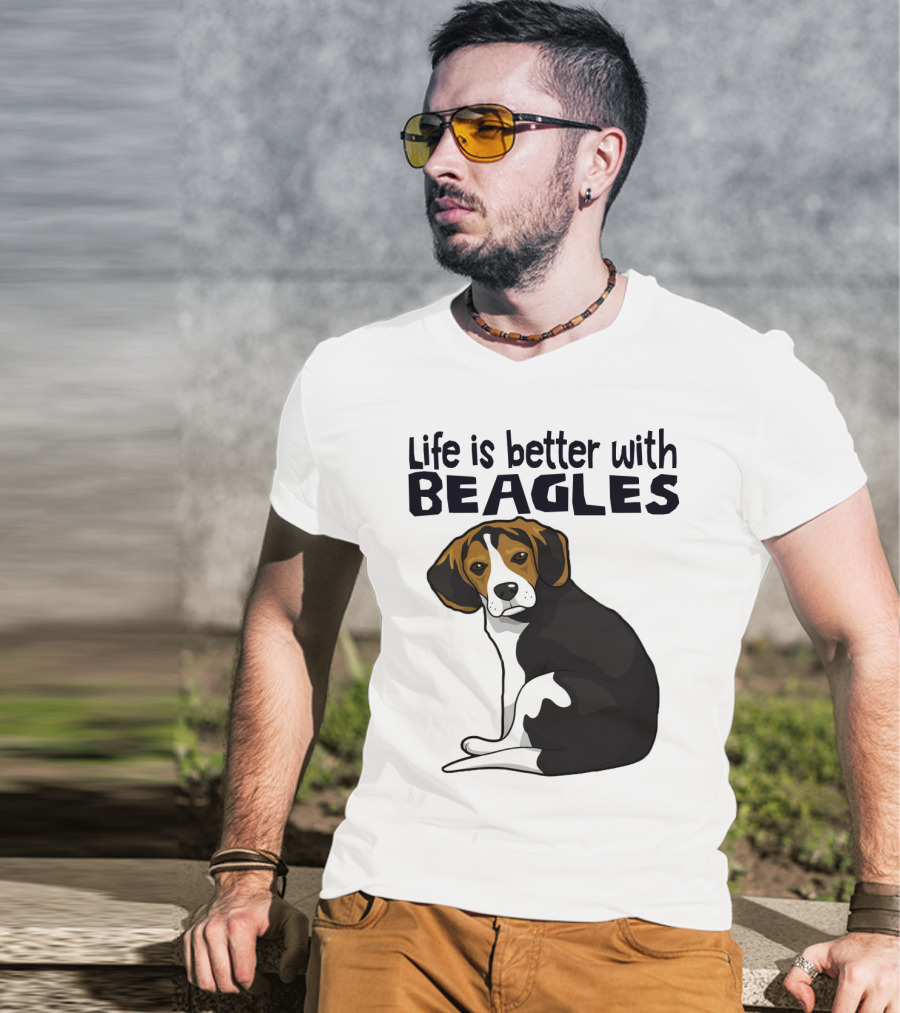 Life Is Better With Beagles T-Shirt