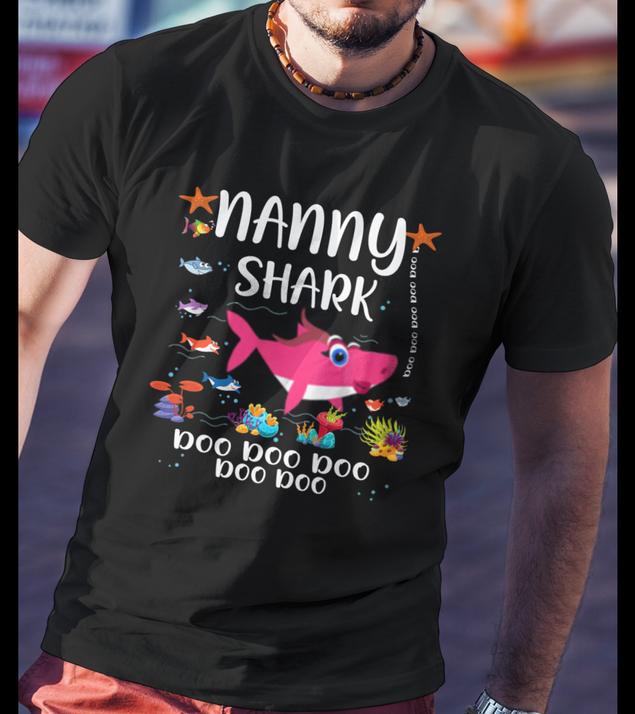 Nanny Shark Doo Doo Doo Doo Ocean Family Adventure T-Shirt