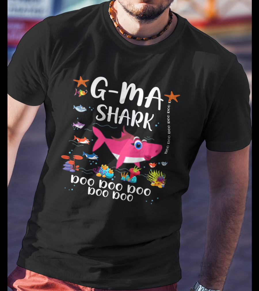 G Ma Shark Doo Doo Doo Doo Matching Family Shark T-Shirt