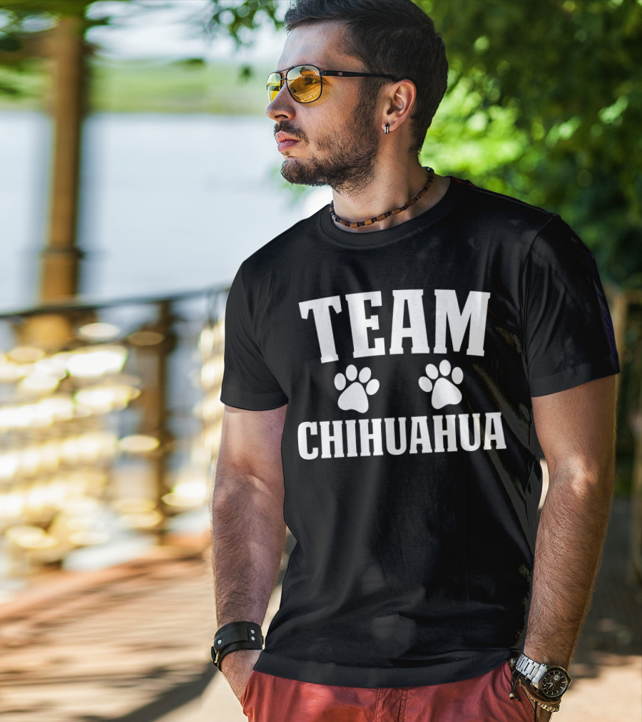 Team Chihuahua Paw Print Loyalty T-Shirt