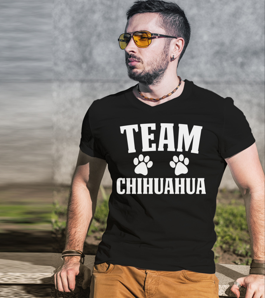 Team Chihuahua Paw Print Loyalty T-Shirt