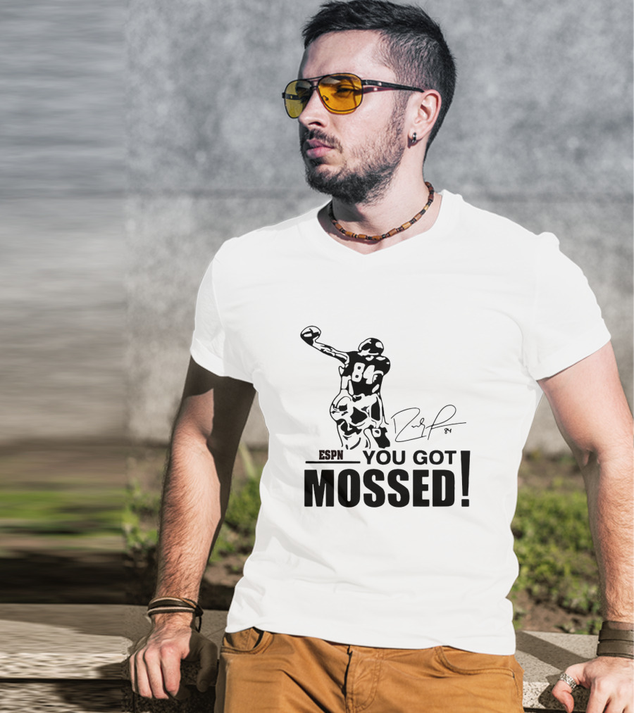 ESPN You Got Mossed 84 Signature Football T-Shirt