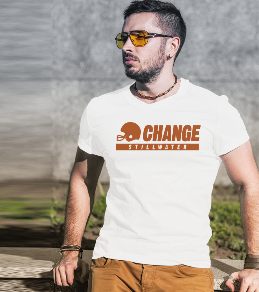 Stillwater Change Football Helmet T-Shirt