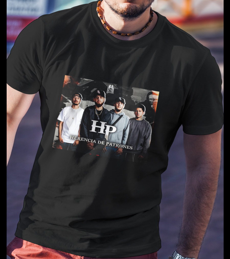 HP Herencia De Patrones Band Group Image T-Shirt