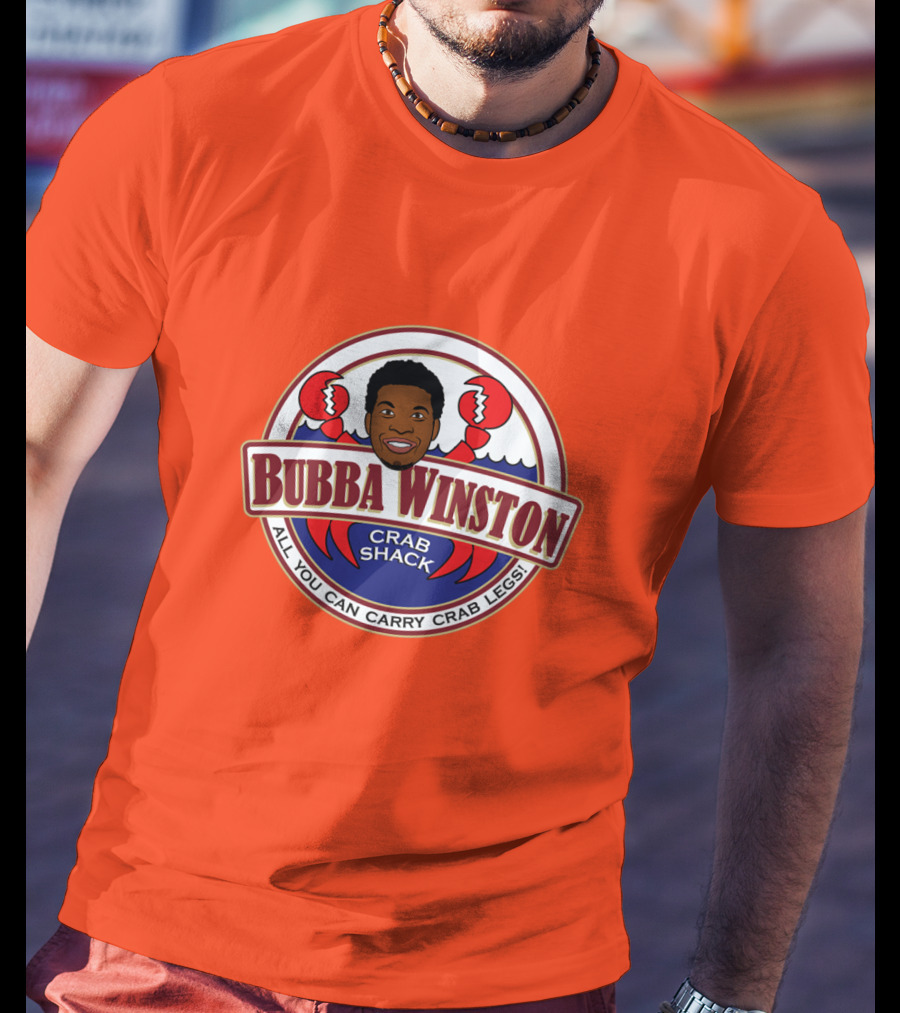 Bubba Winston Crab Shack All You Can Carry Crab Legs T-Shirt