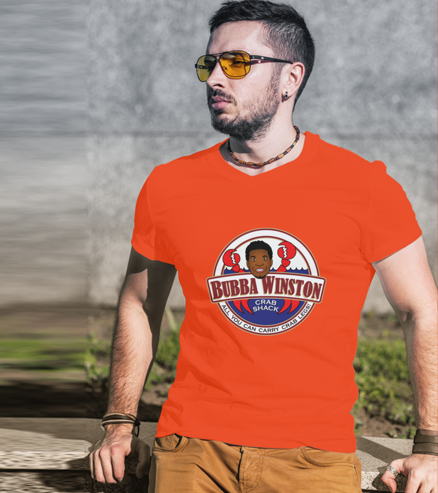 Bubba Winston Crab Shack All You Can Carry Crab Legs T-Shirt