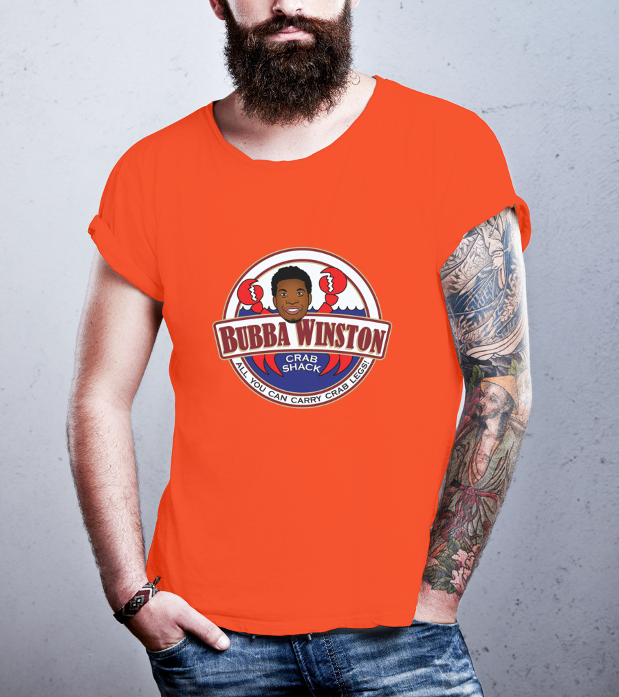 Bubba Winston Crab Shack All You Can Carry Crab Legs T-Shirt
