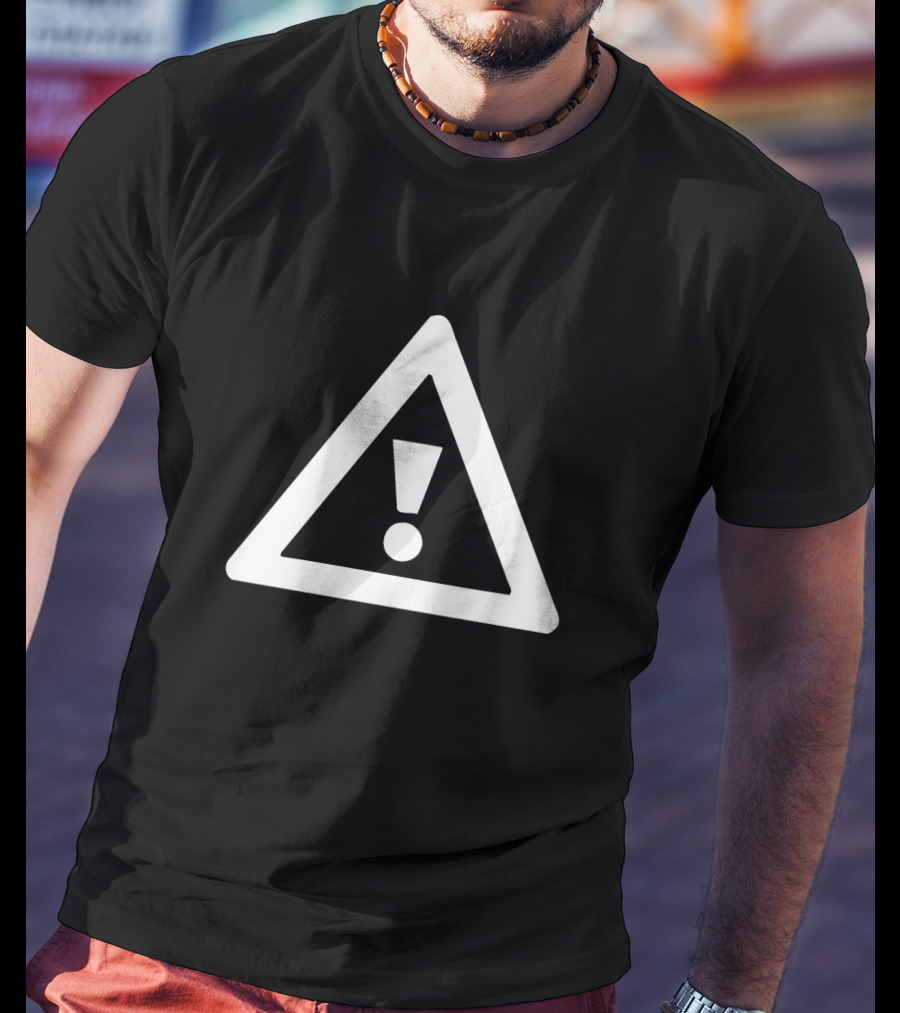 Flosstradamus Warning Triangle Exclamation Icon Merchandise T-Shirt