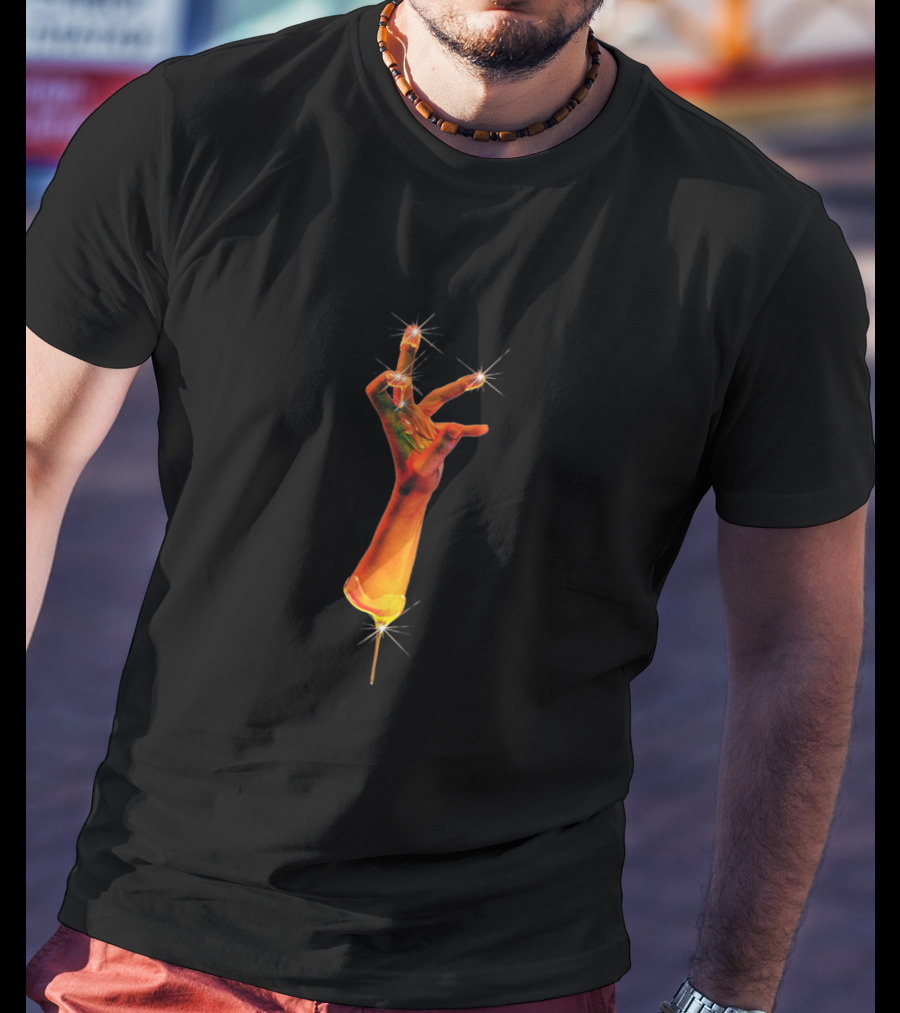 Joji Sparkling Hand Black T-Shirt