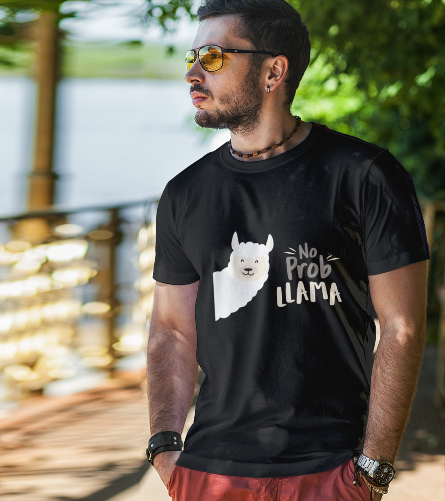 No Prob Llama Arts Merch T-Shirt