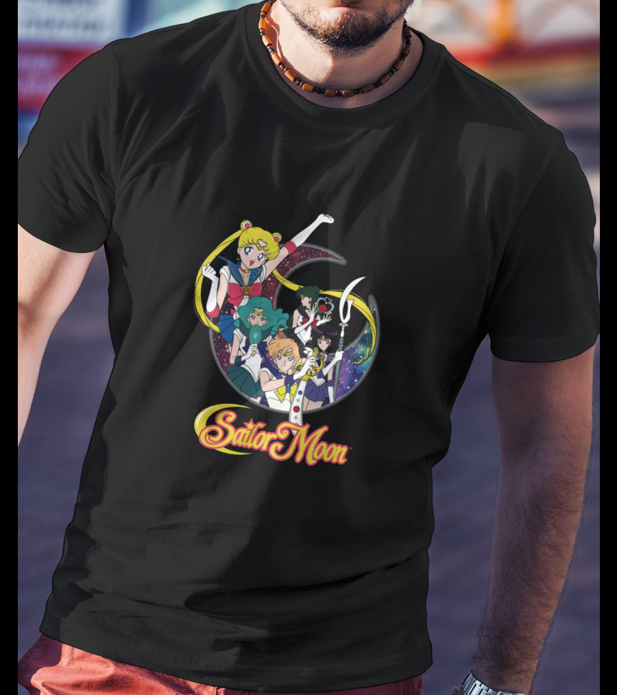 Sailor Moon Sailor Senshi Group Pose T-Shirt