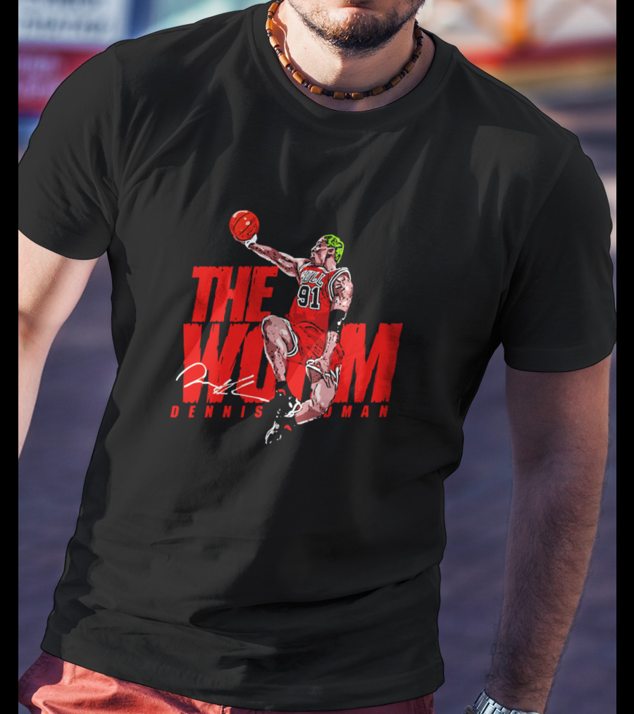 The Worm Dennis Rodman Bulls 91 T-Shirt