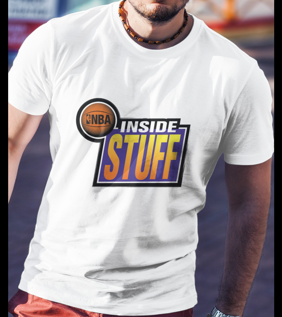 Ahmad Rashad NBA Inside Stuff Official Logo T-Shirt