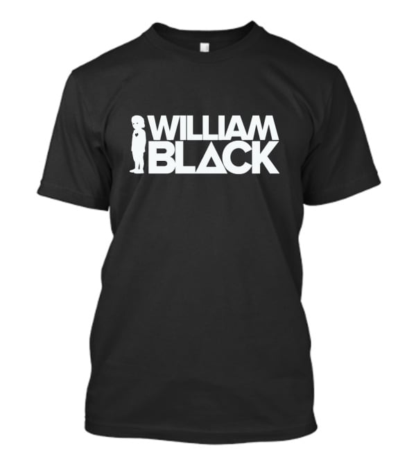 WILLIAM BLACK Text With Silhouette Of Child T-Shirt