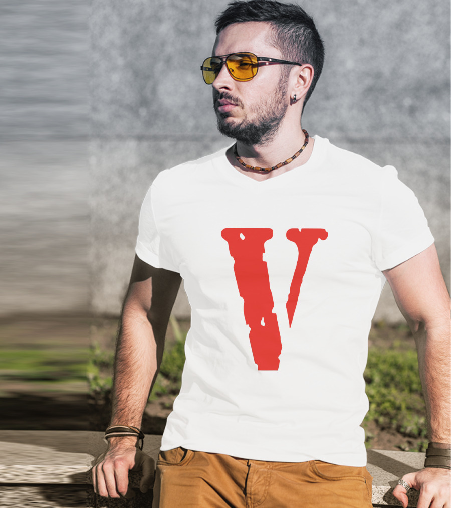 Nav Vlone Red V Icon T-Shirt