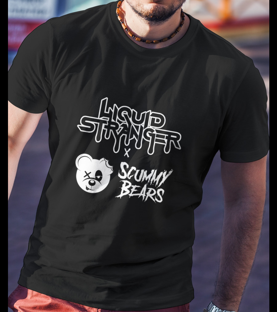 Liquid Stranger X Scummy Bears Collaboration T-Shirt