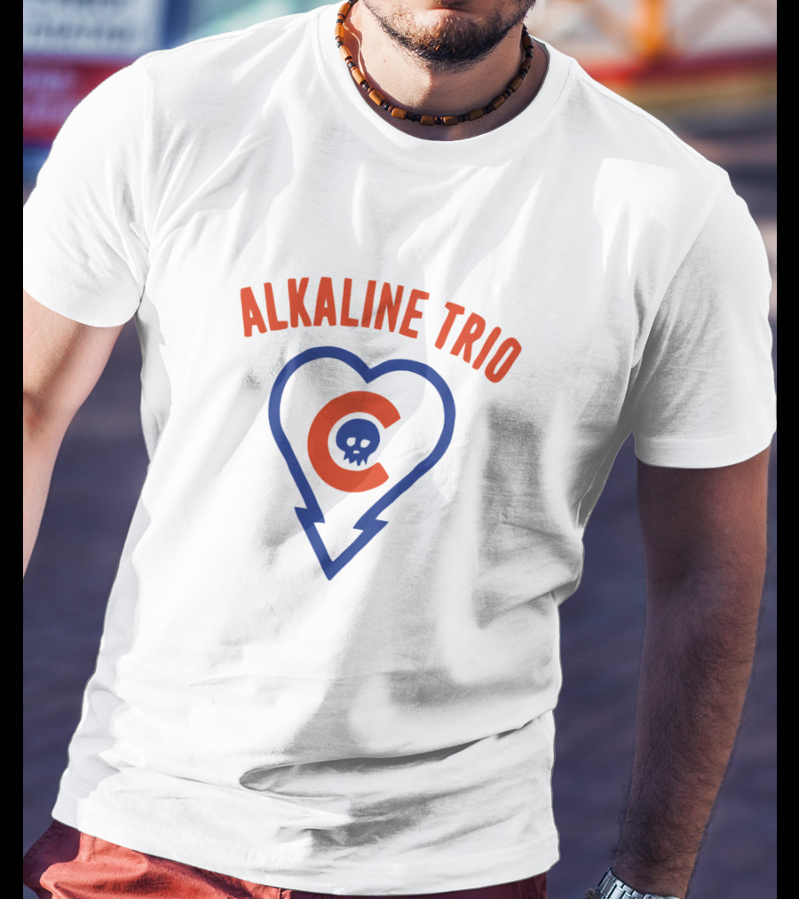 Alkaline Trio Heart Logo Skull T-Shirt