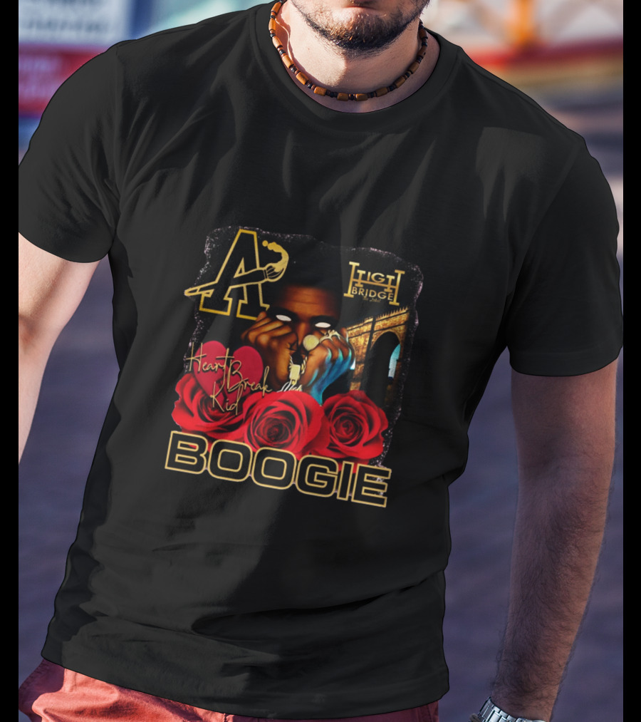 A Boogie HeartBreak Kid High Bridge Roses T-Shirt