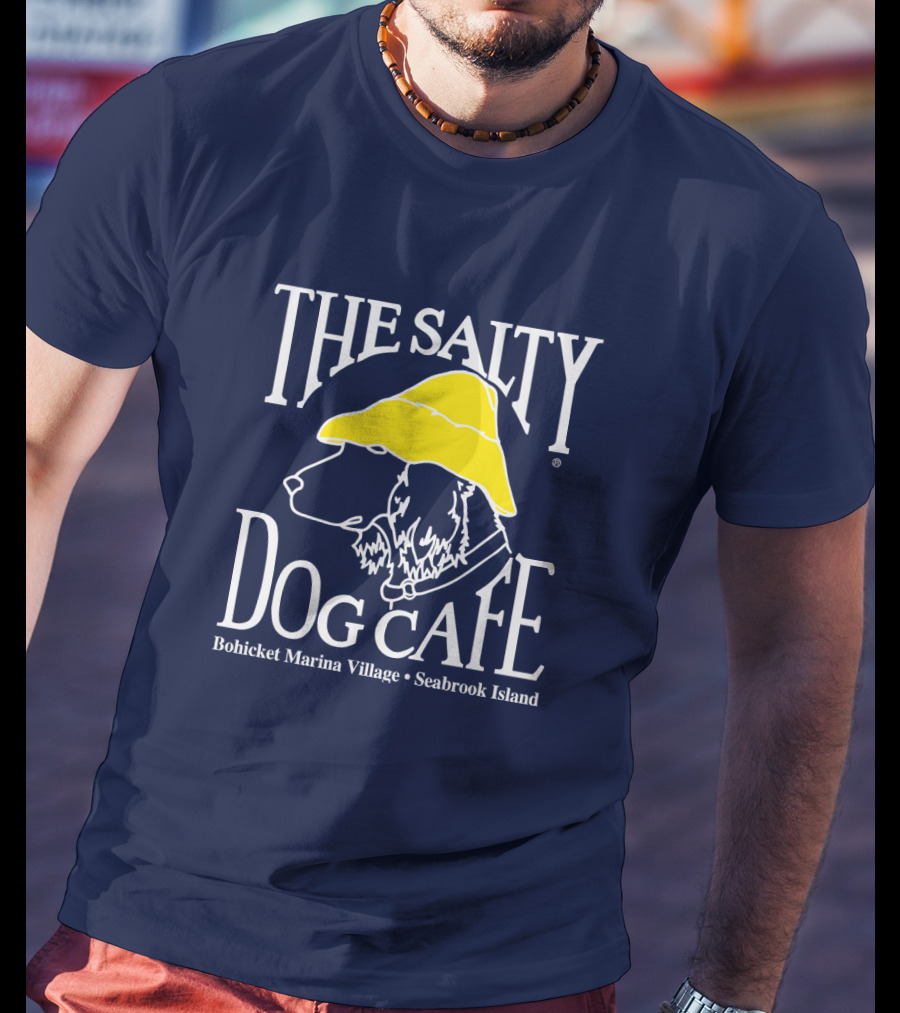 The Salty Dog Café Bohicket Marina Village Seabrook Island T-Shirt