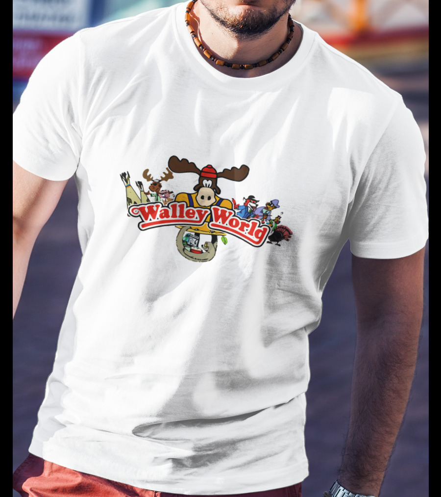 Walley World Moose With Characters T-Shirt