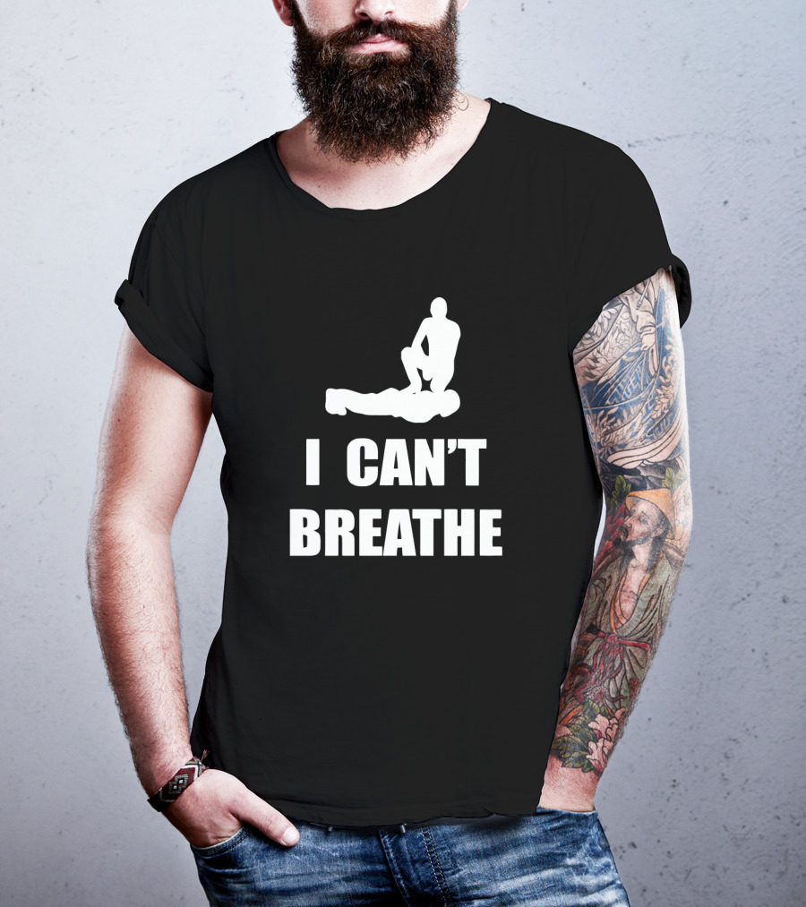 I CAN'T BREATHE Silhouette Protest T-Shirt