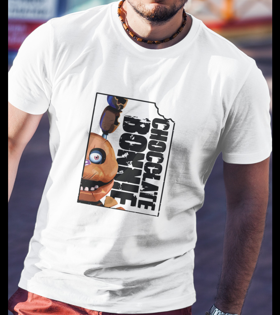 Chocolate Bonnie Fnaf AR Merch Store T-Shirt