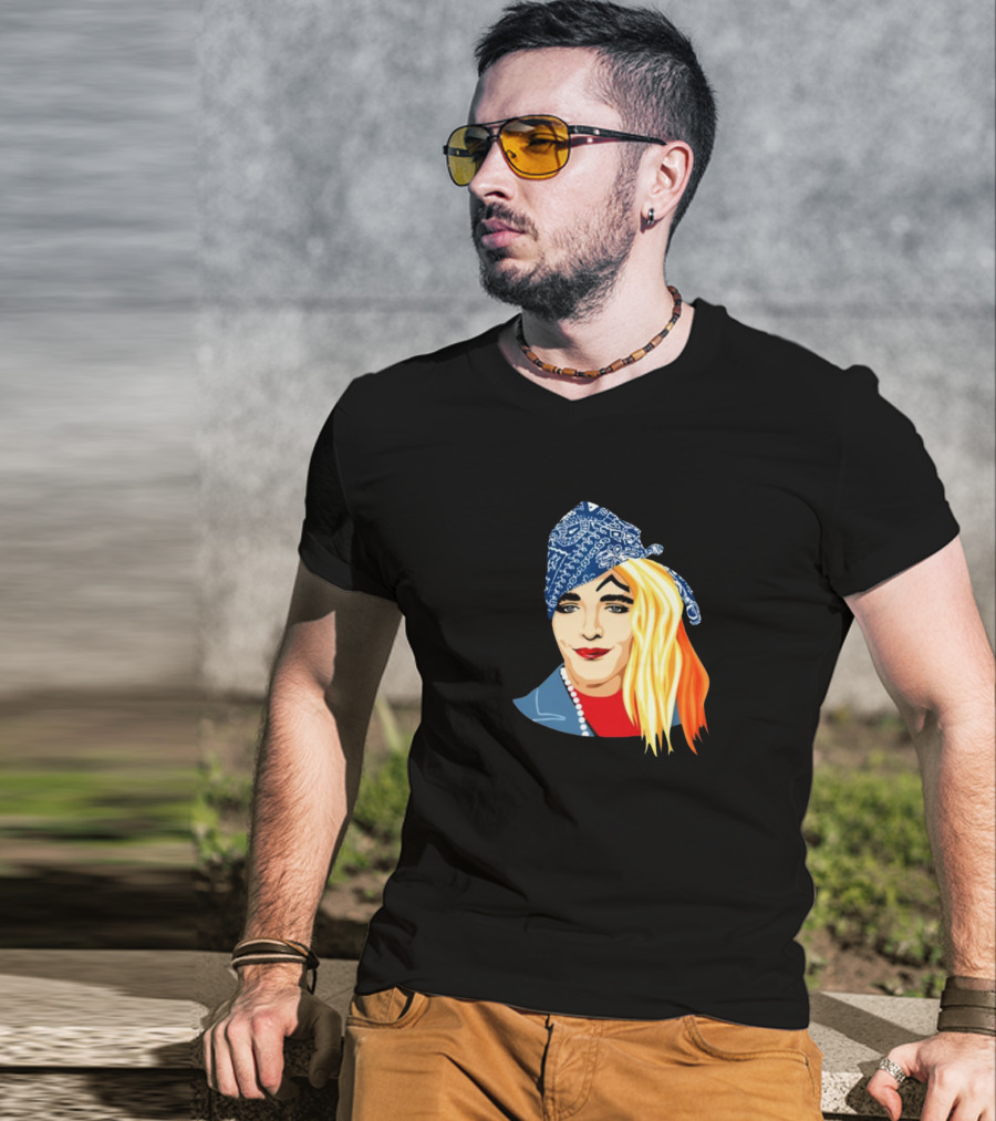 Shanaynay Shane Dawson Blue Bandana Blonde Hair T-Shirt