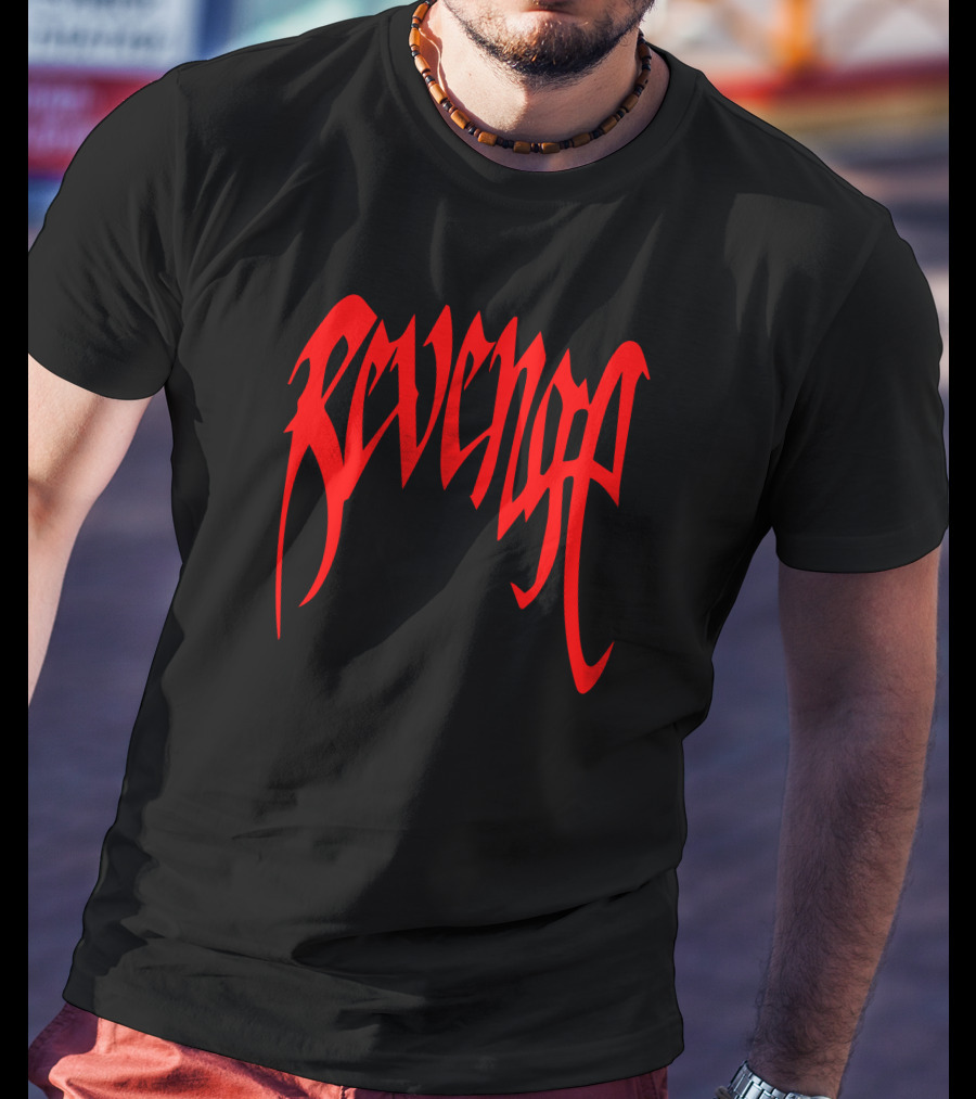 Revenge Merch Red Gothic T-Shirt