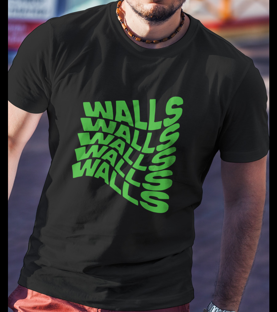 Louis Tomlinson Walls Text Green T-Shirt