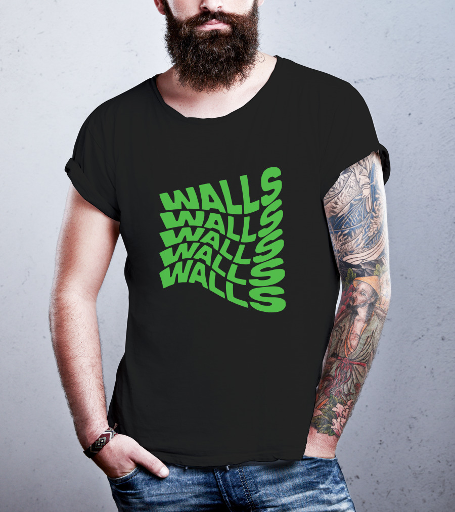 Louis Tomlinson Walls Text Green T-Shirt