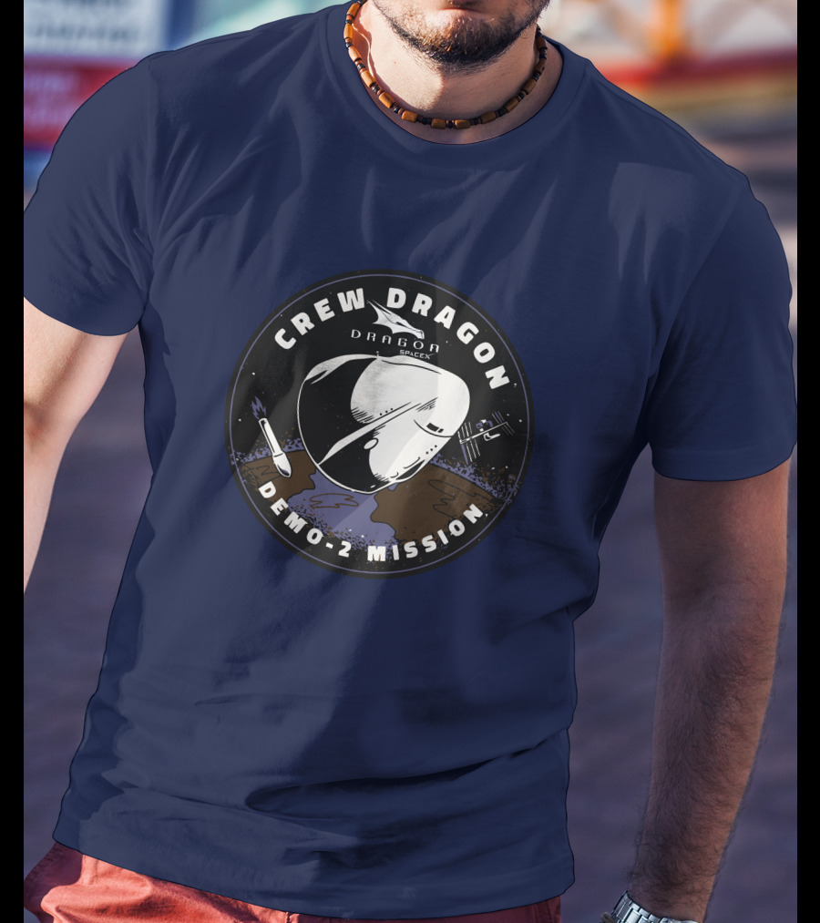 Crew Dragon Demo-2 Mission SpaceX T-Shirt