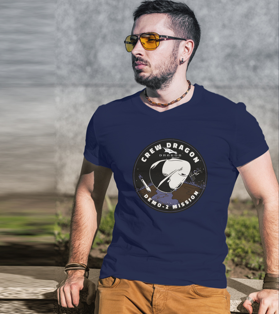 Crew Dragon Demo-2 Mission SpaceX T-Shirt