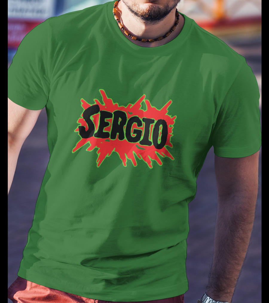 Sergio Romo Day Sergio Logo Burst T-Shirt