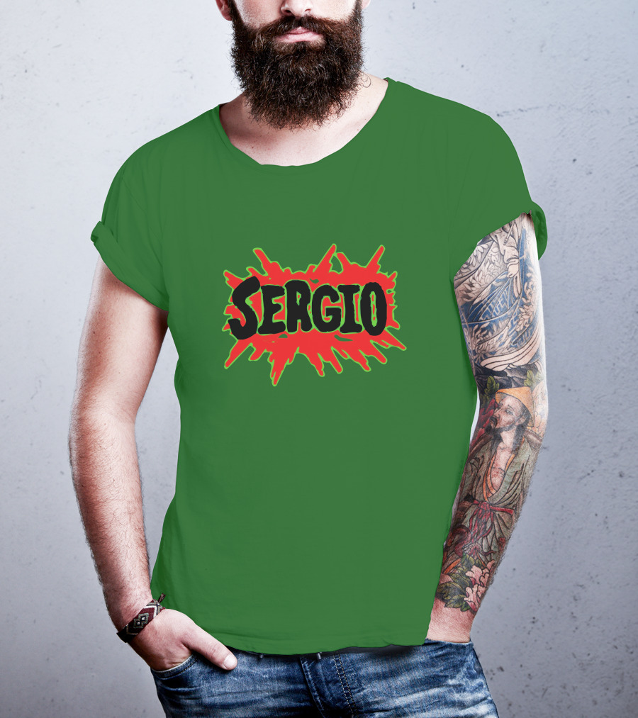 Sergio Romo Day Sergio Logo Burst T-Shirt