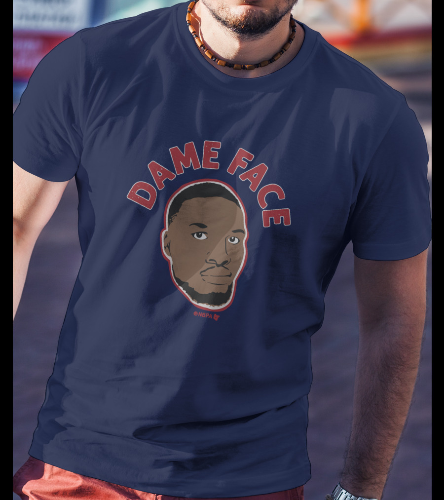 Dame Face Damian Lillard NBPA T-Shirt