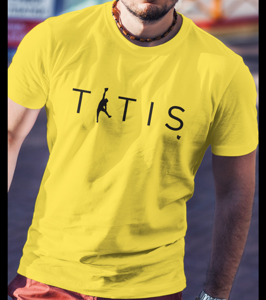TATIS Air Niño Basketball Logo Yellow T-Shirt
