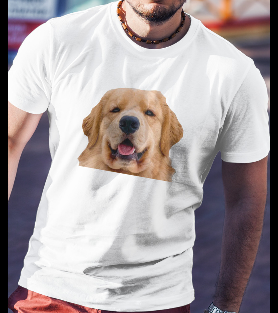 Tucker Budzyn Golden Retriever Face T-Shirt