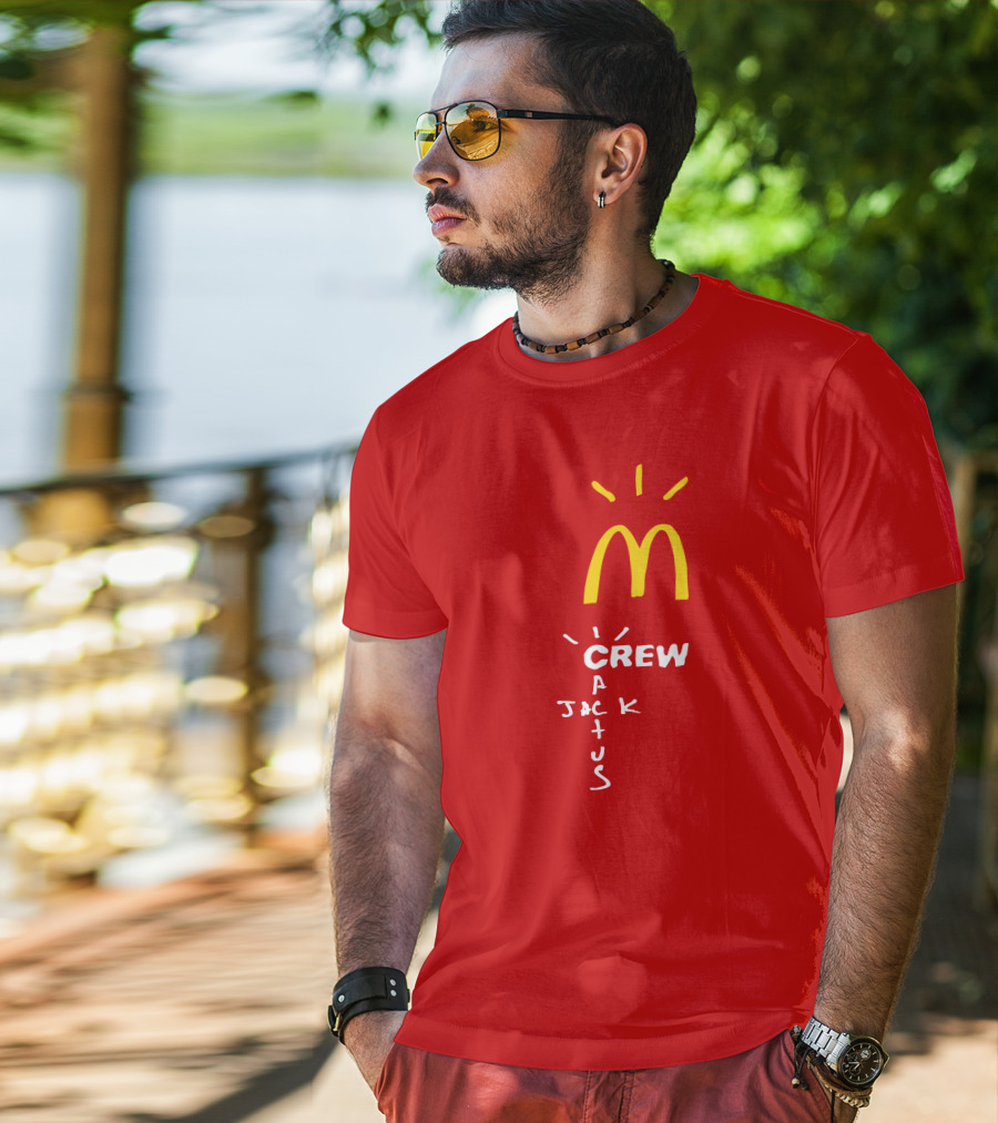 McDonalds Cactus Jack Crew Travis Scott Collaboration Toy T-Shirt