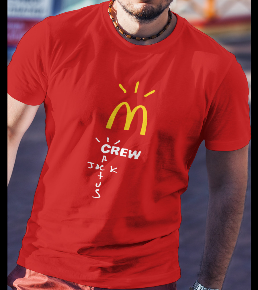 McDonalds Cactus Jack Crew Travis Scott Collaboration Toy T-Shirt