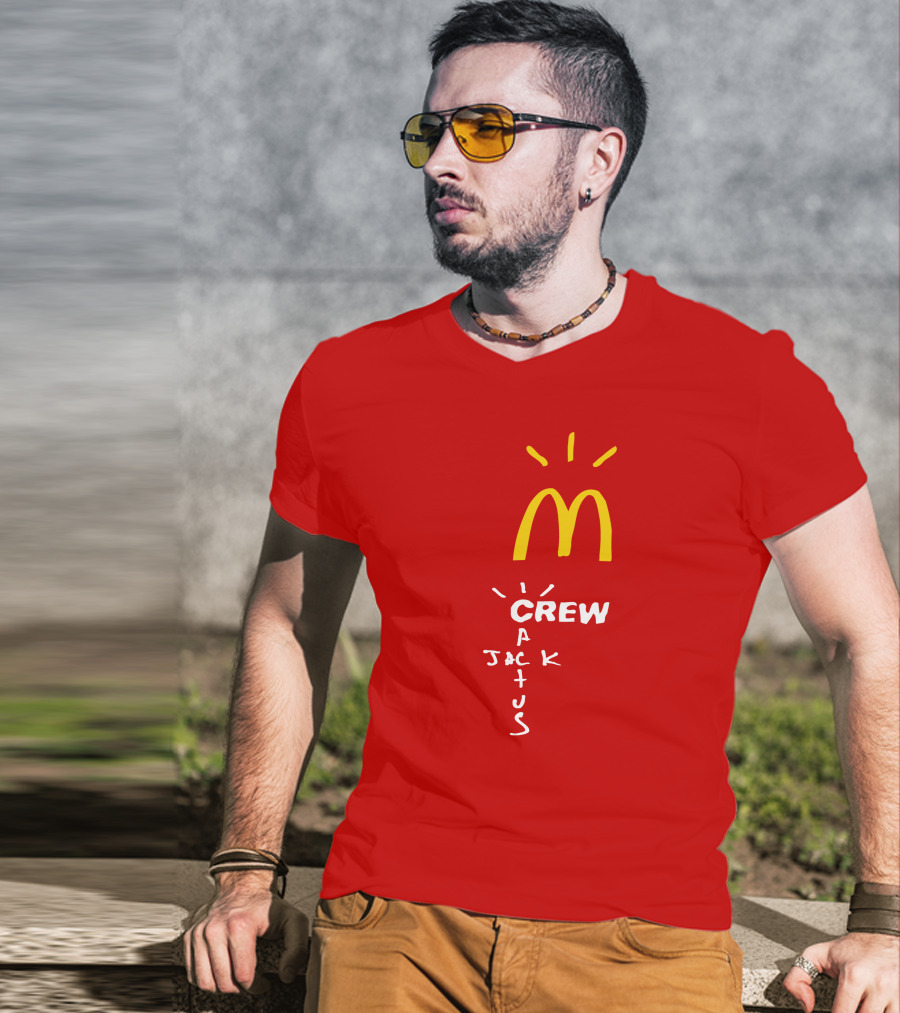 McDonalds Cactus Jack Crew Travis Scott Collaboration Toy T-Shirt